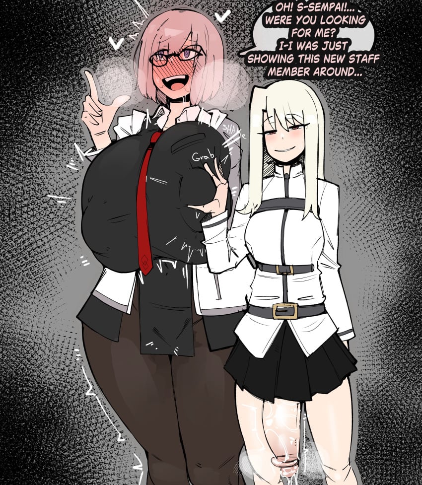 Illyasviel Von Einzbern & Mash Kyrielight (Fate/grand Order) Rule 34