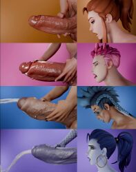 Brigitte & Brigitte Lindholm (Overwatch) Rule 34 Video