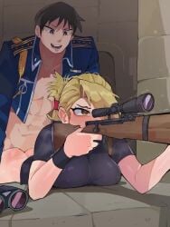 Riza Hawkeye & Roy Mustang (Fullmetal Alchemist) Rule 34 Video