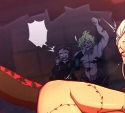 Daki & Gyutaro (Demon Slayer) Rule 34 Video – Ahe Gao