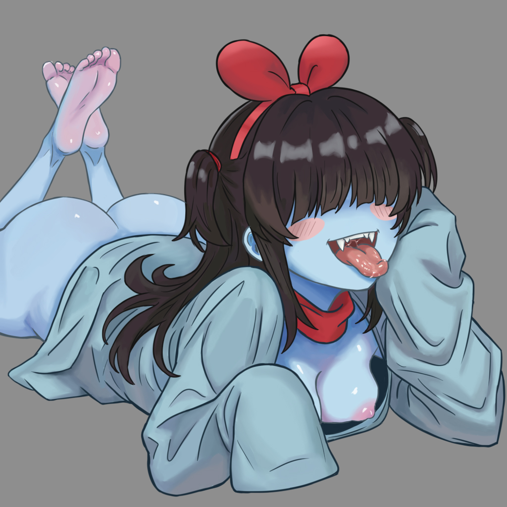 Aqua (Deltarune) Rule 34 – Ahegao