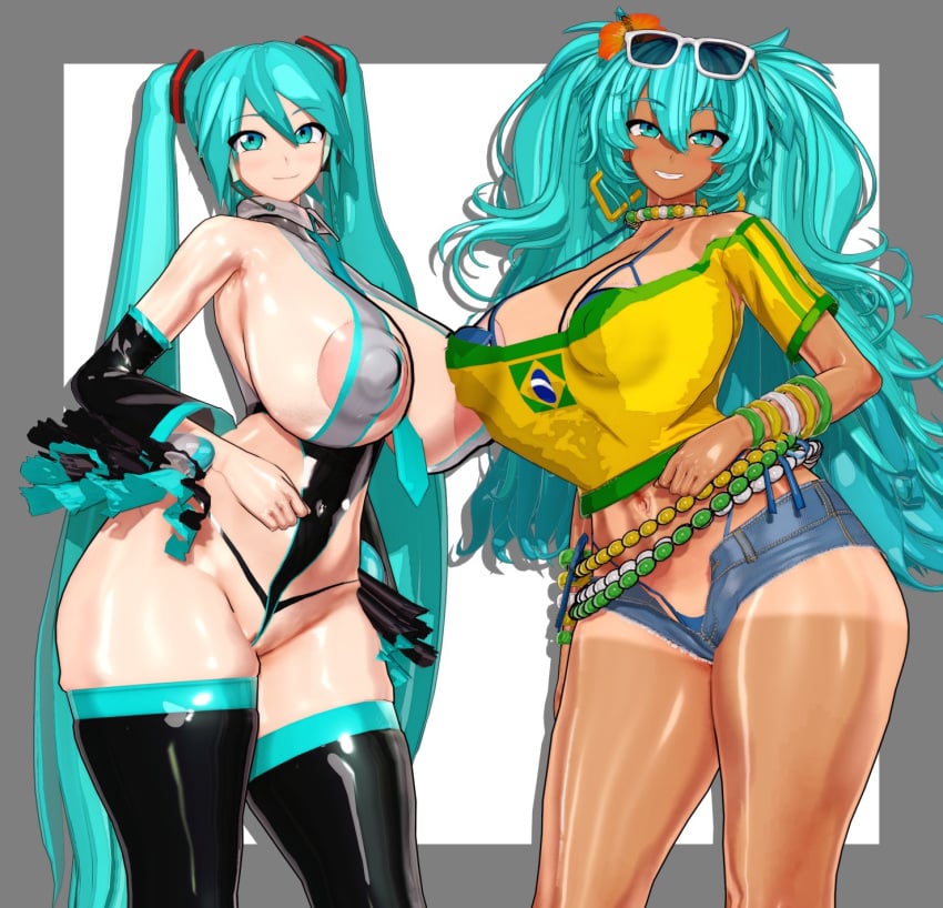Brazilian Miku & Hatsune Miku (Vocaloid) Rule 34
