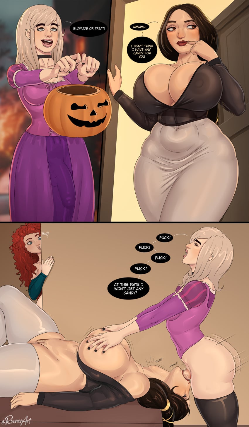 Cerez & Merida (Brave) Rule 34 – Auburn Hair