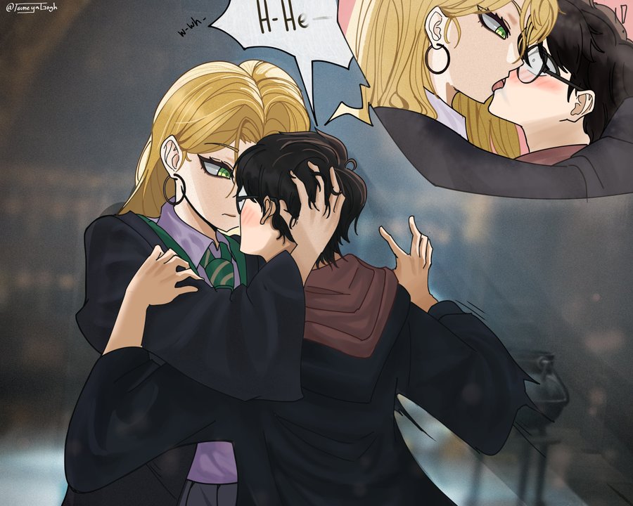Draco Malfoy Harry Potter Rule 34 – Kissing & Kiss Hentai Pic