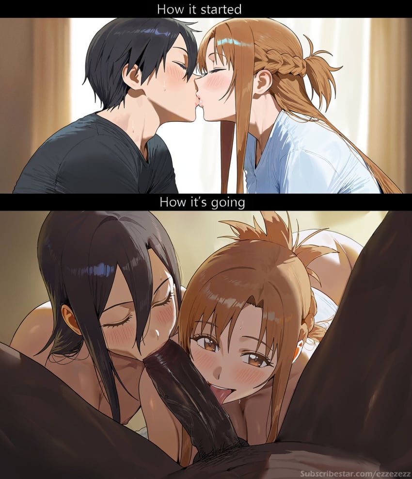 Yuuki Asuna Sword Art Online Rule 34 – Blowjob & Oral AI Pic