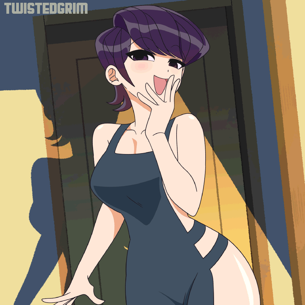 Komi Shuuko (Komi-san Wa Komyushou Desu) Rule 34 GIF