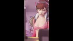 Background Character & D.va (Blizzard Entertainment) Rule 34 Video