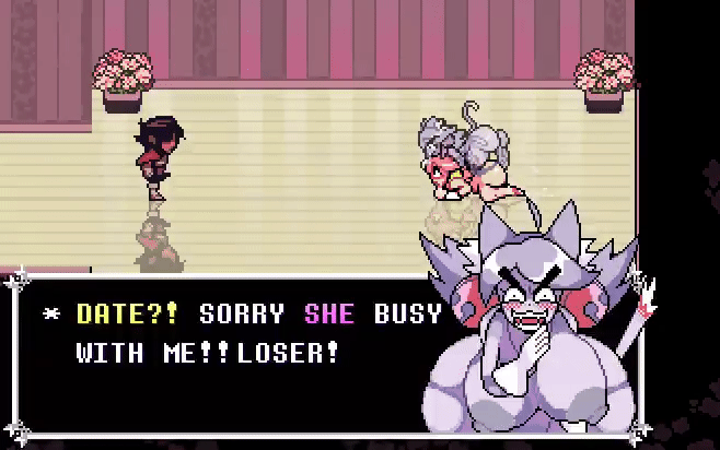 Mad Mew Mew & Mew Mew (Deltarune) Rule 34 GIF – Ambiguous Penetration