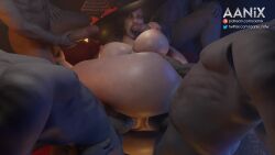 Alcina Dimitrescu & Mr X (Biohazard) Rule 34 Video