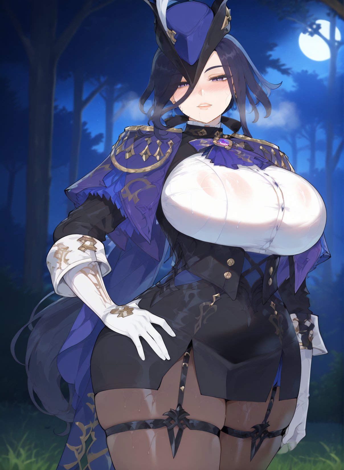 Clorinde (Genshin Impact) Rule 34 – Before And After