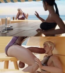 Cassie Cage & Kitana (Mortal Kombat) Rule 34 Video