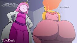 Flame Princess & Princess Bubblegum (Adventure Time) Rule 34 Video