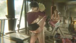 Aerith Gainsborough & Cloud Strife (Final Fantasy) Rule 34 Video