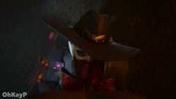 Ashe & Ashe (Overwatch) Rule 34 Video – Blowjob