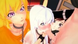 Ruby Rose & Yang Xiao Long RWBY Rule 34 – Blowjob Animation #5