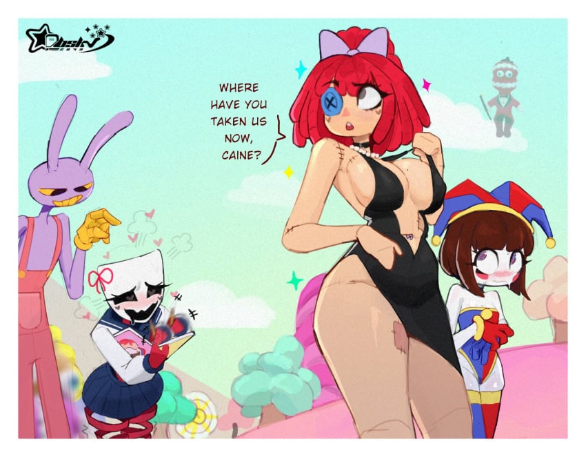 Caine & Gangle (Glitch Productions) Rule 34 – Animate Inanimate