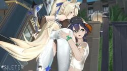 Belle (summer Skies) & Belle (Hoyoverse) Rule 34 Video