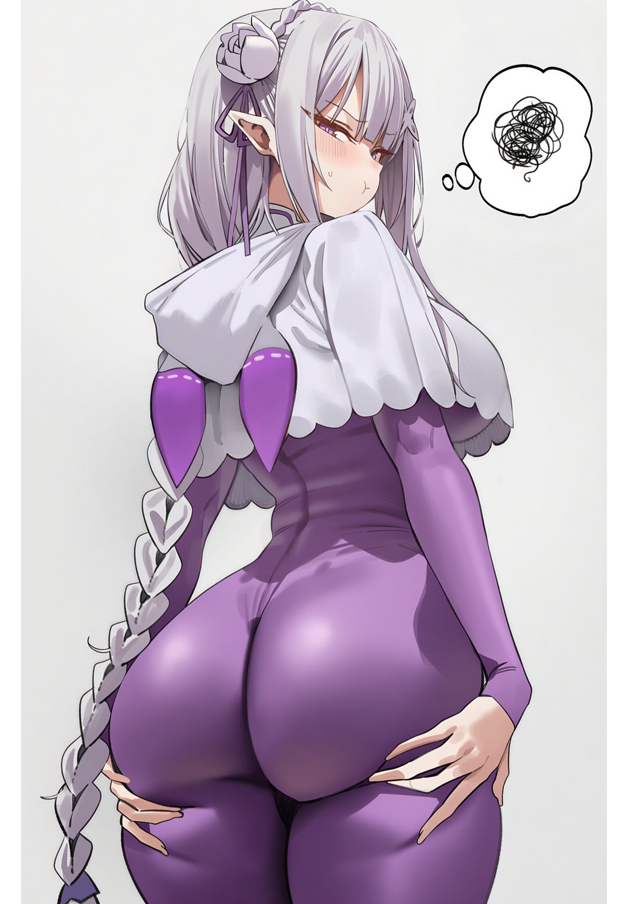 Emilia (Re:zero Kara Hajimeru Isekai Seikatsu) Rule 34