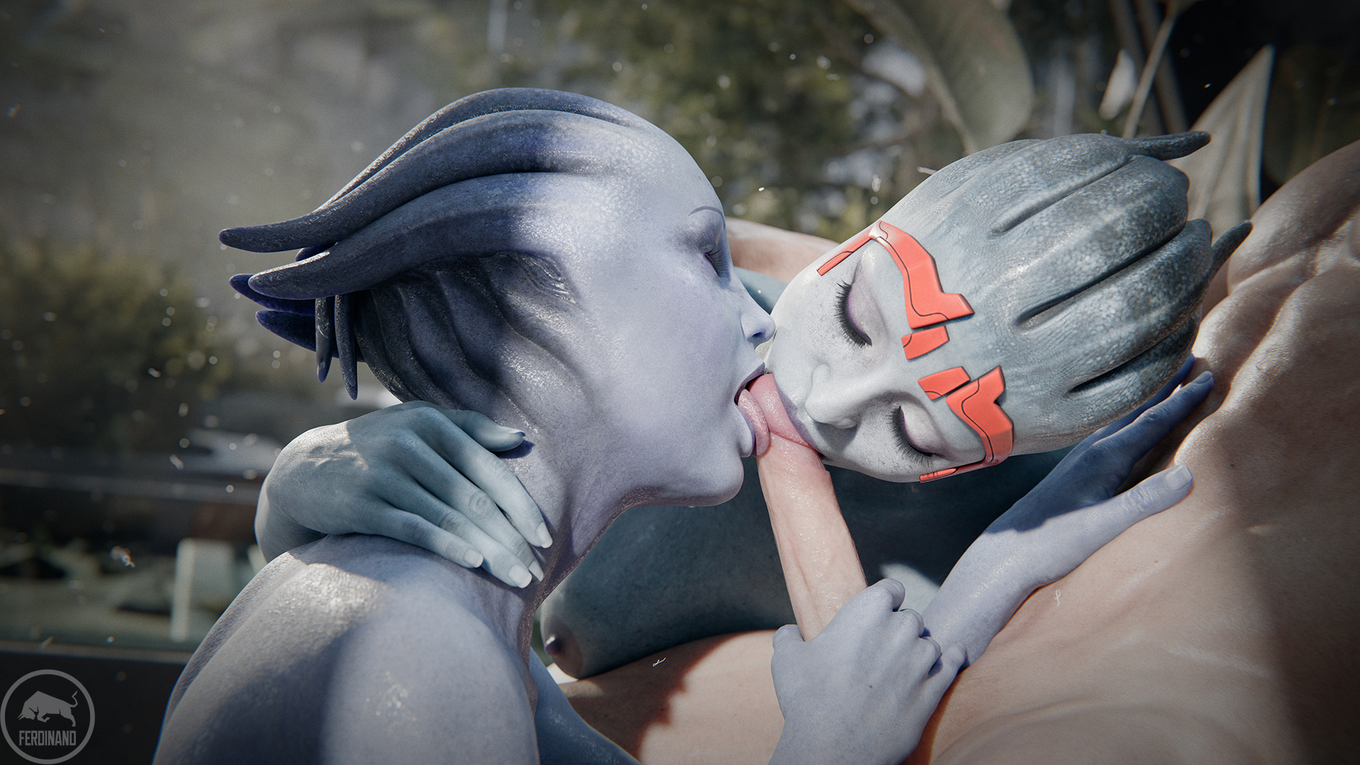 Samara (Mass Effect) hentai artwork