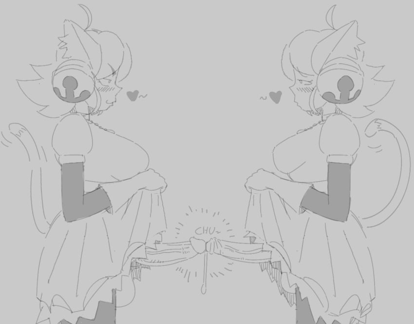 Mad Mew Mew (Deltarune) Rule 34 – Ball Size Difference