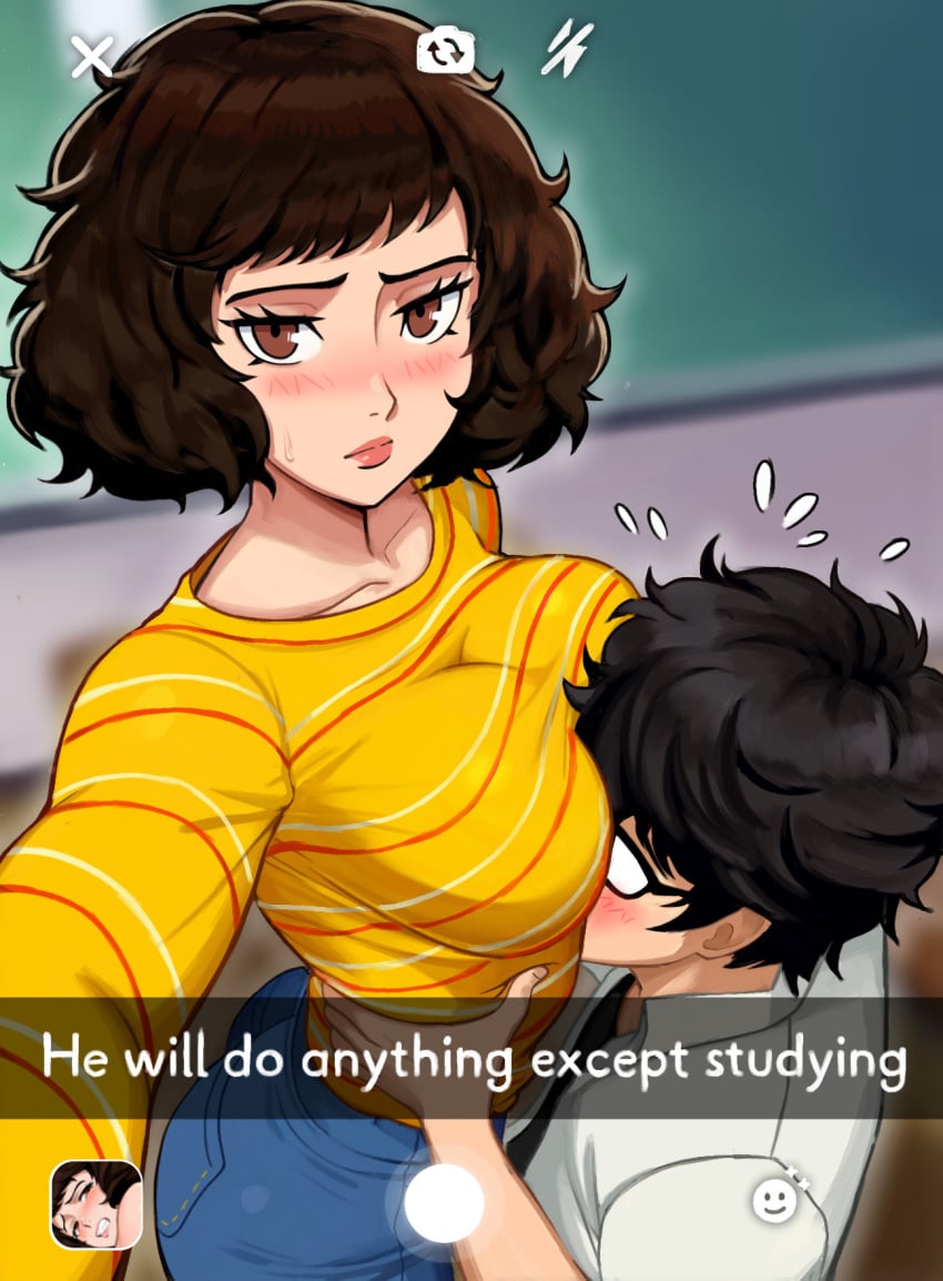 Ren Amamiya & Sadayo Kawakami (Atlus) Rule 34 – Adult And Teenager