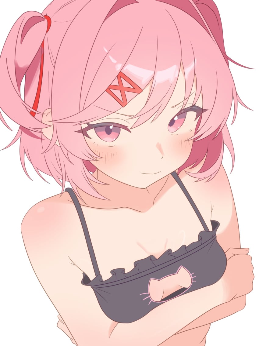 Natsuki (Ddlc) Rule 34 – Black Bra