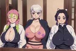 Kanroji Mitsuri & Kochou Shinobu (Demon Slayer) Rule 34 Video