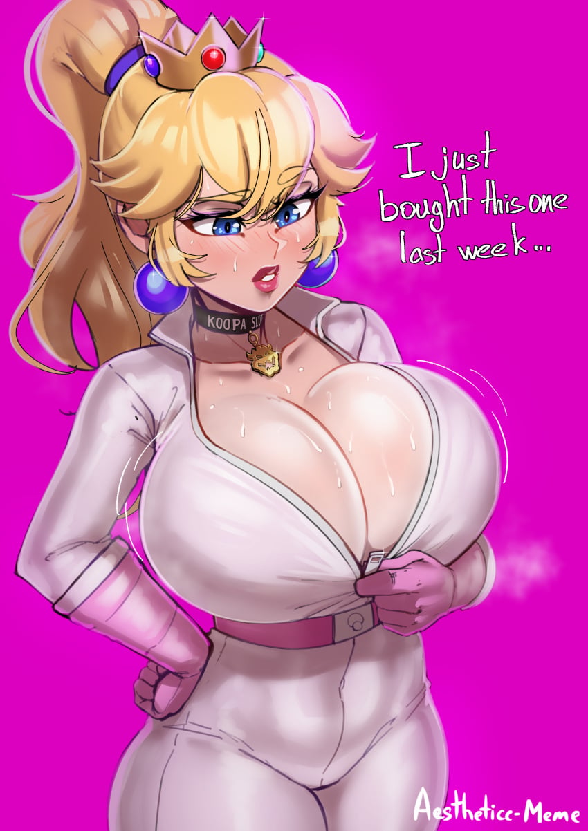 Princess Peach & Princess Peach (Mario) Rule 34