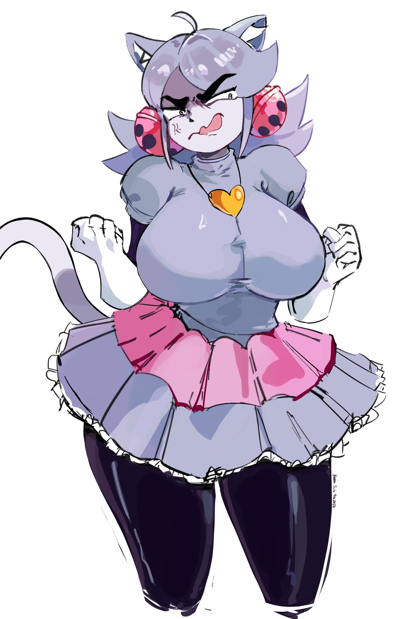 Mad Mew Mew (Deltarune) Rule 34 – Big Breasts