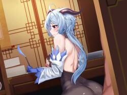 Ganyu (Genshin Impact) Rule 34 Video – Ahoge