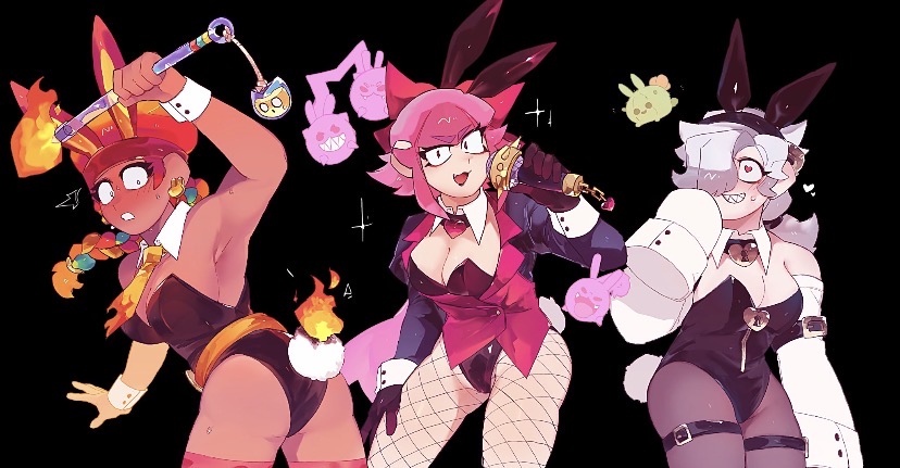 Amber & Colette (Brawl Stars) Rule 34 – Bunny Ears