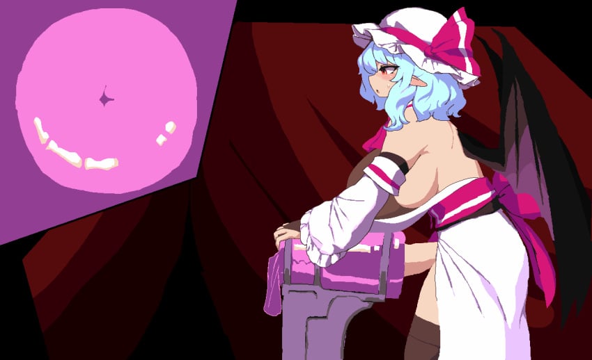 Mob & Remilia Scarlet (Touhou) Rule 34 GIF – Aged Up