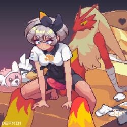 Bea & Blaziken (Nintendo) Rule 34 Video – 3 Fingers