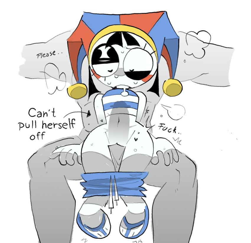 Pomni & Pomni (Glitch Productions) Rule 34 – Begging