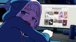 Gawr Gura (Hololive) Rule 34 Video – Against Table