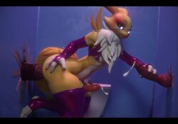 Digimon & Male Renamon (Bandai Namco) Rule 34 Video
