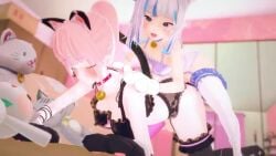 Gawr Gura & Mori Calliope (Hololive) Rule 34 Video