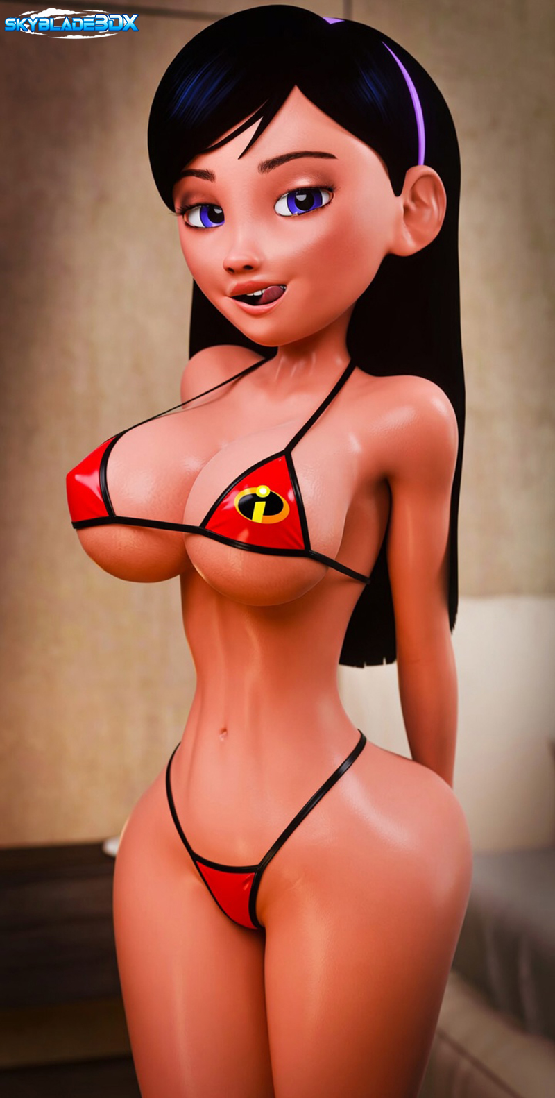 Violet Parr (Disney) Rule 34 – Big Breasts
