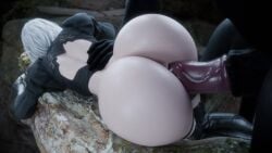 Horseguy & Yorha 2b (Nier: Automata) Rule 34 Video