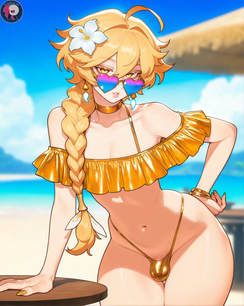 Aether (Genshin Impact) Rule 34 – 1femboy