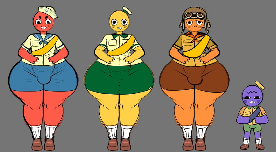 Scout (Peak) Rule 34 – Different Size