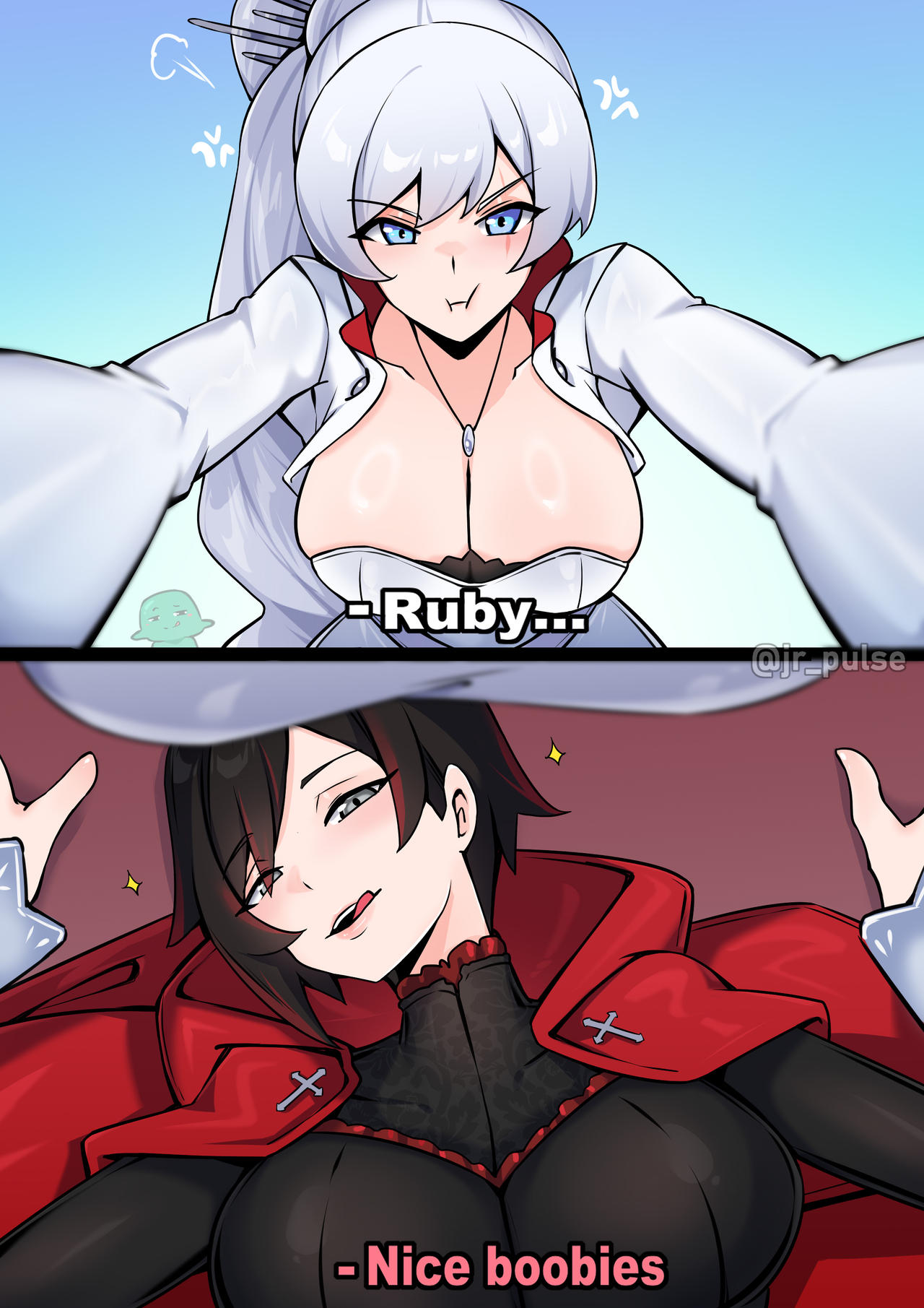 Ruby Rose & Weiss Schnee (Rwby) Rule 34 – Big Breasts