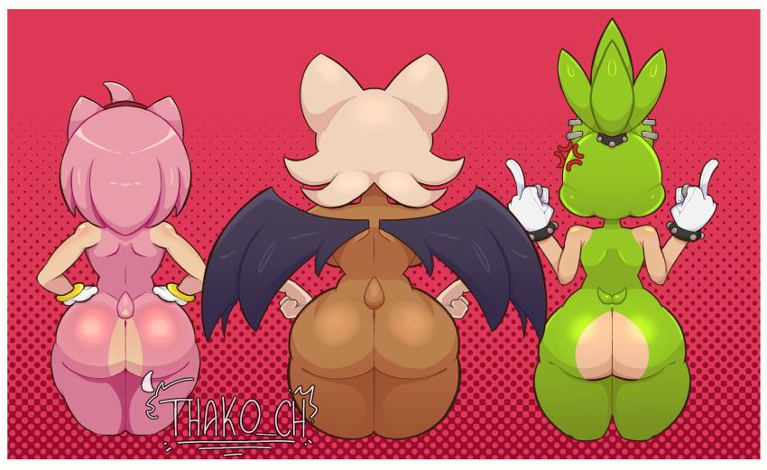 Amy Rose & Rouge The Bat (Sonic) Rule 34 – Afrosoricid