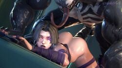 Eddie Brock & Psylocke (Marvel) Rule 34 Video – Absurdly Large Cock