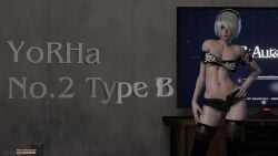 Yorha 2b (Nier) Rule 34 Video – Abs