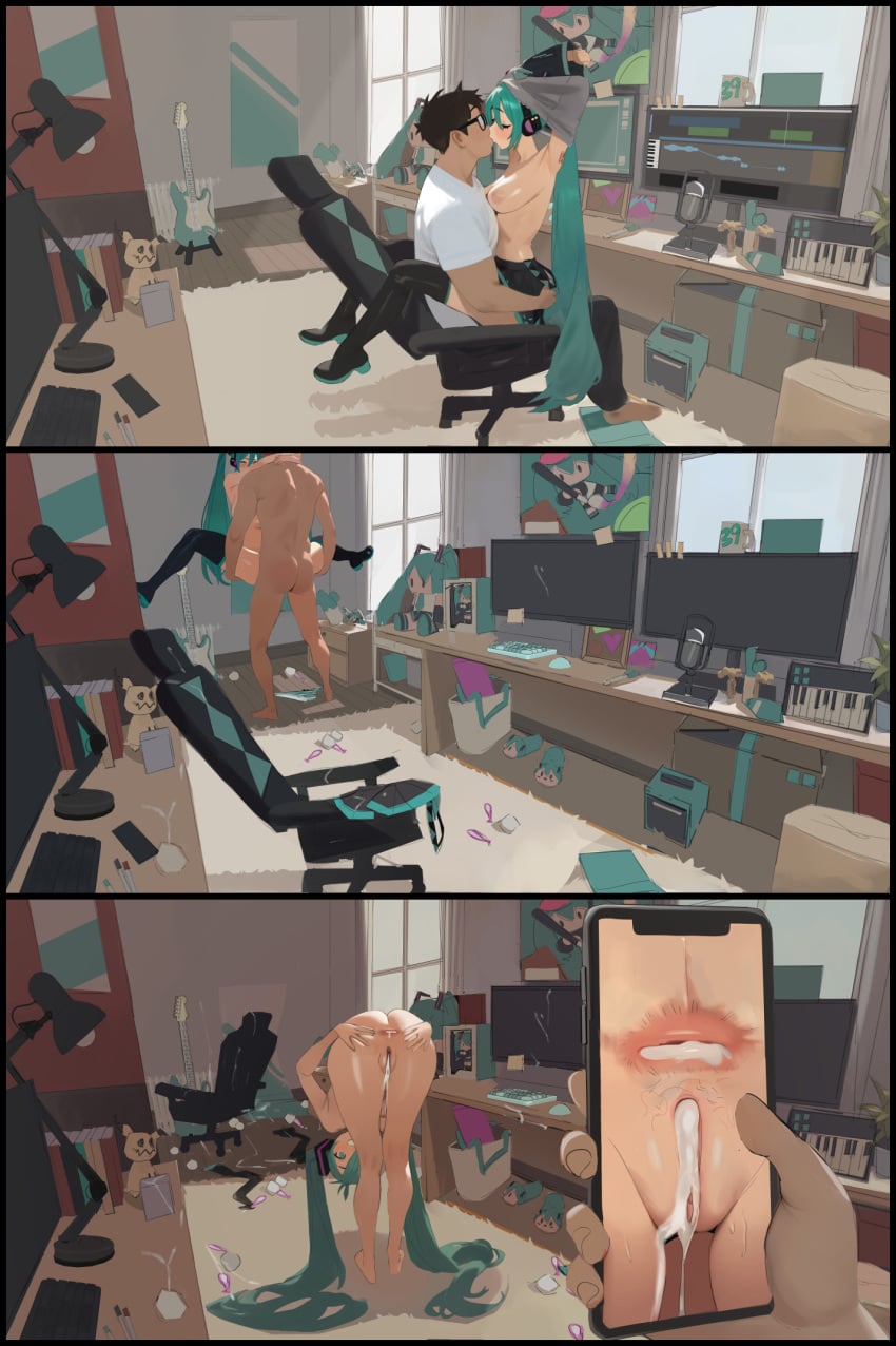 Hatsune Miku & Mimikyu (Vocaloid) Rule 34 – After Anal