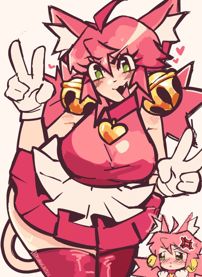 Mad Mew Mew & Mew Mew (Deltarune) Rule 34 – Breasts