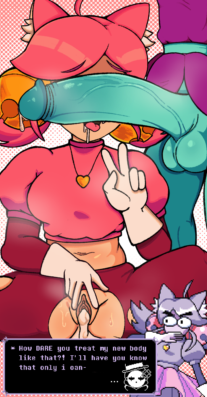 Anti Groove & Mad Dummy (Deltarune) Rule 34 – Big Penis