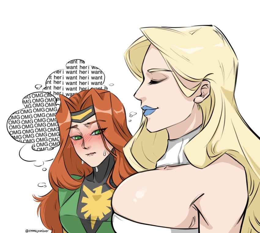 Emma Frost & Emma Frost (Marvel) Rule 34 – Big Breasts