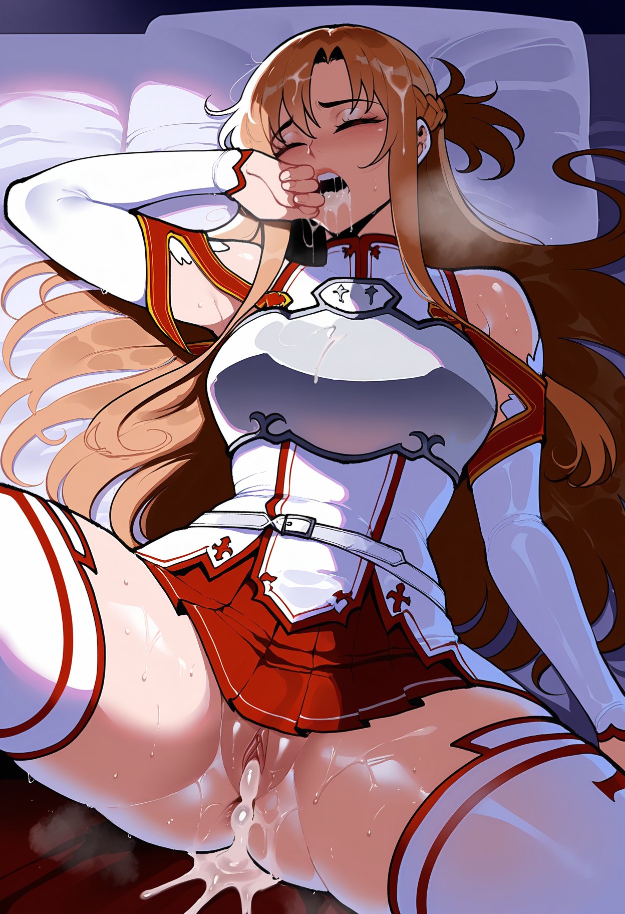 Asuna & Yuuki Asuna (Blue Archive) Rule 34 – After Anal